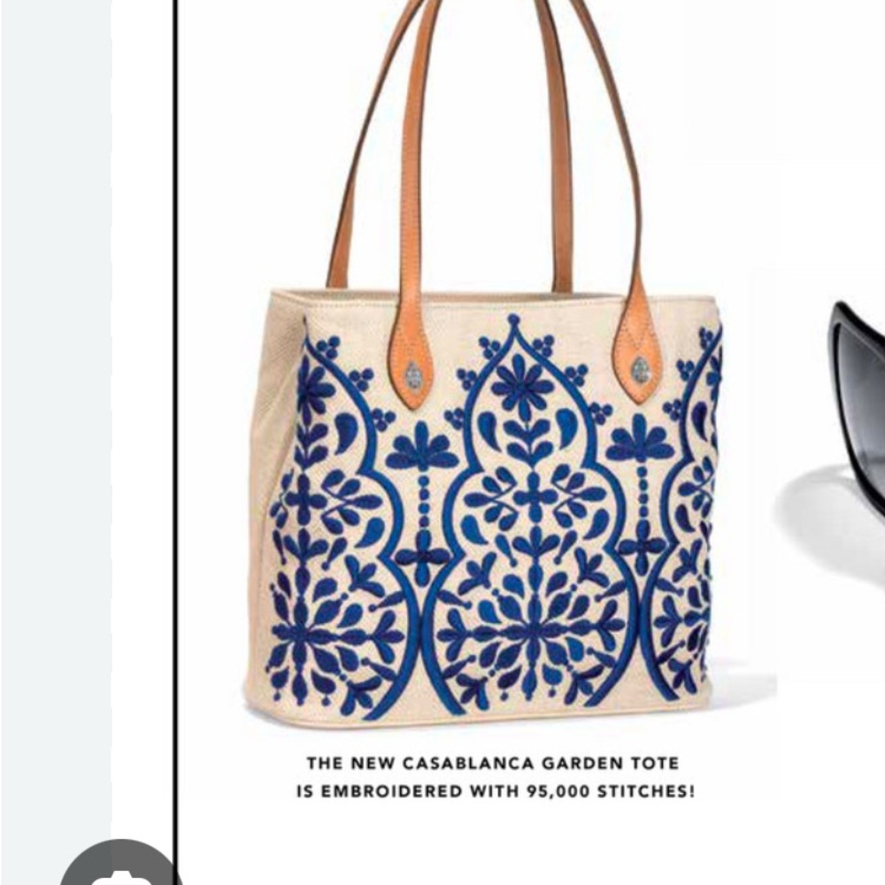 Mattie Embroidered tote